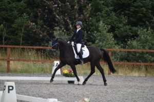 Fenella Ross riding Jonny